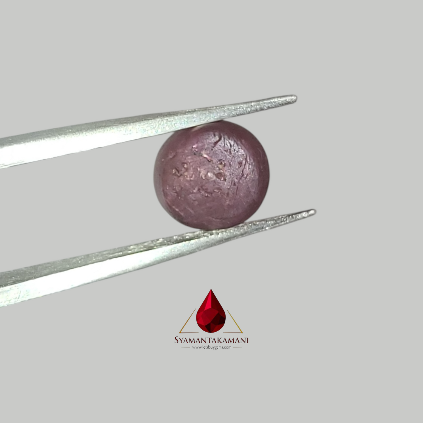 Star Ruby Round 5.95 Carats (6 Ray Asterism)