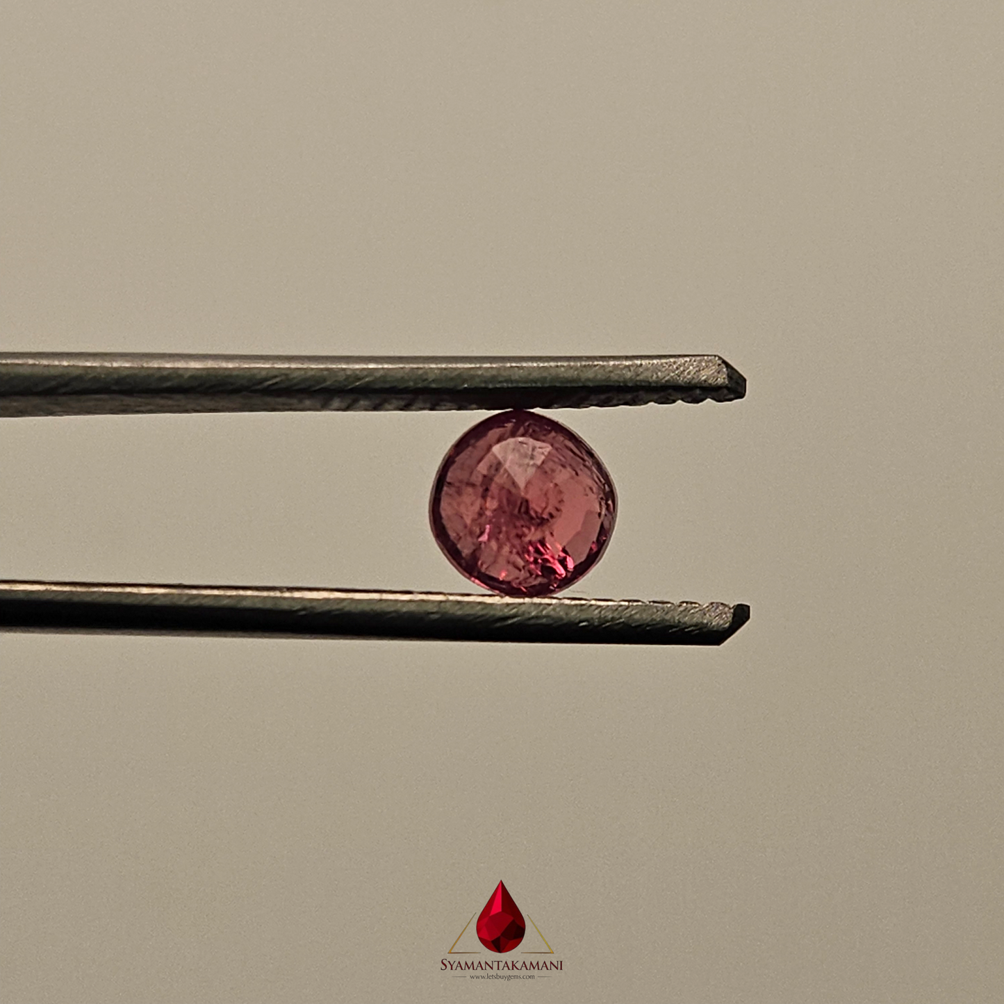 Natural Untreated Mozambique Ruby 0.80 Carats Round Mix Cut AAA Quality
