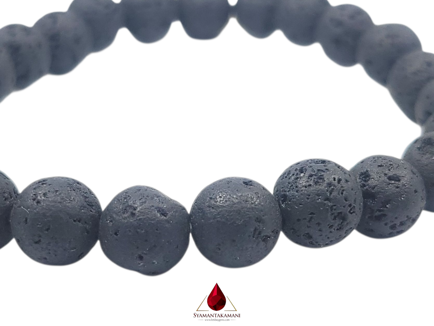 Natural Lavastone Bracelet