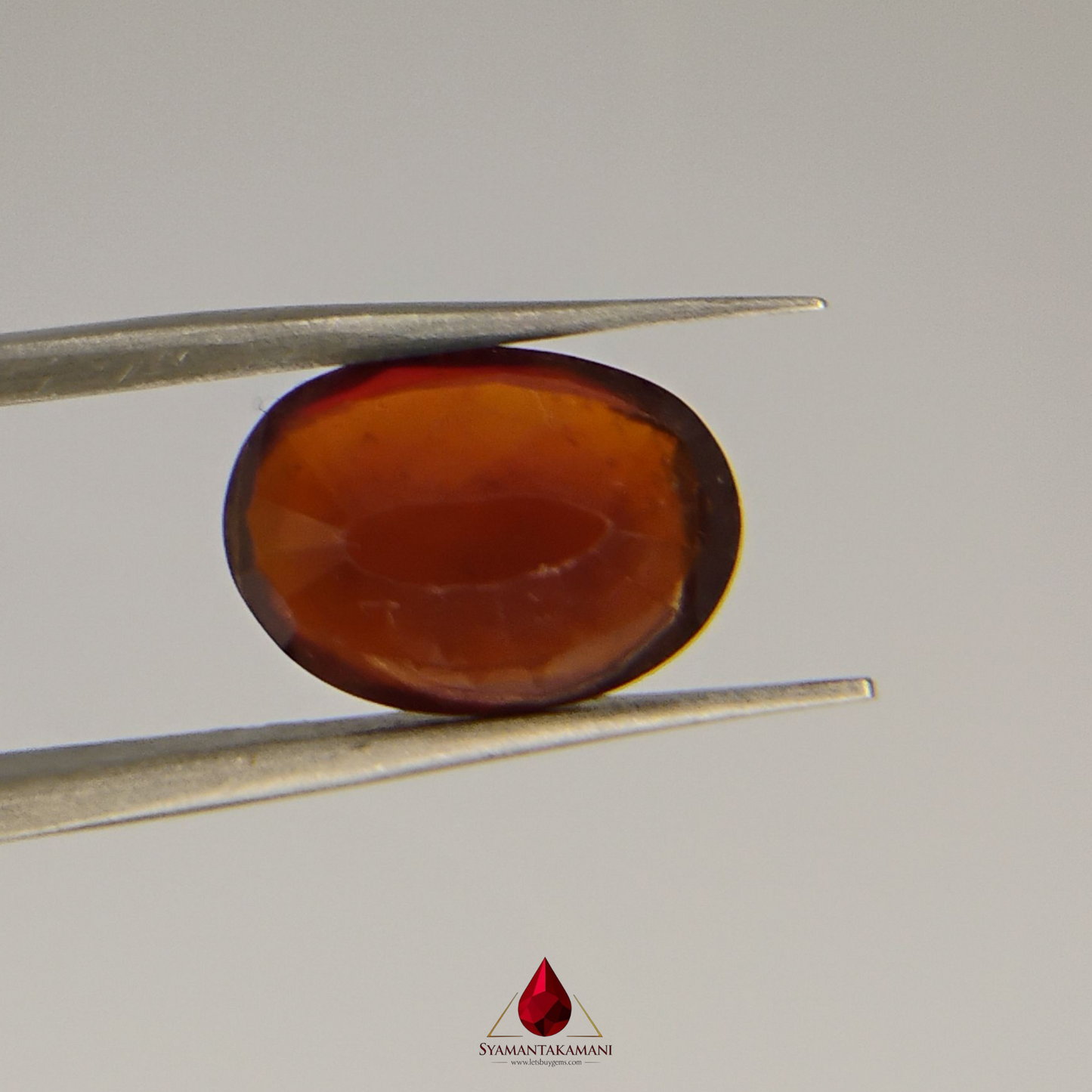 Hessonite 5.00 Carats Oval Mix Cut