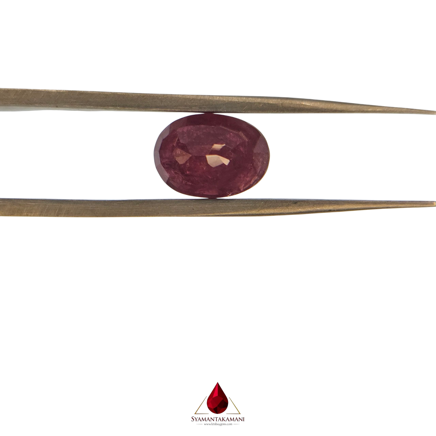 Ruby Oval 4.44 Carats : The Fire of Mozambique