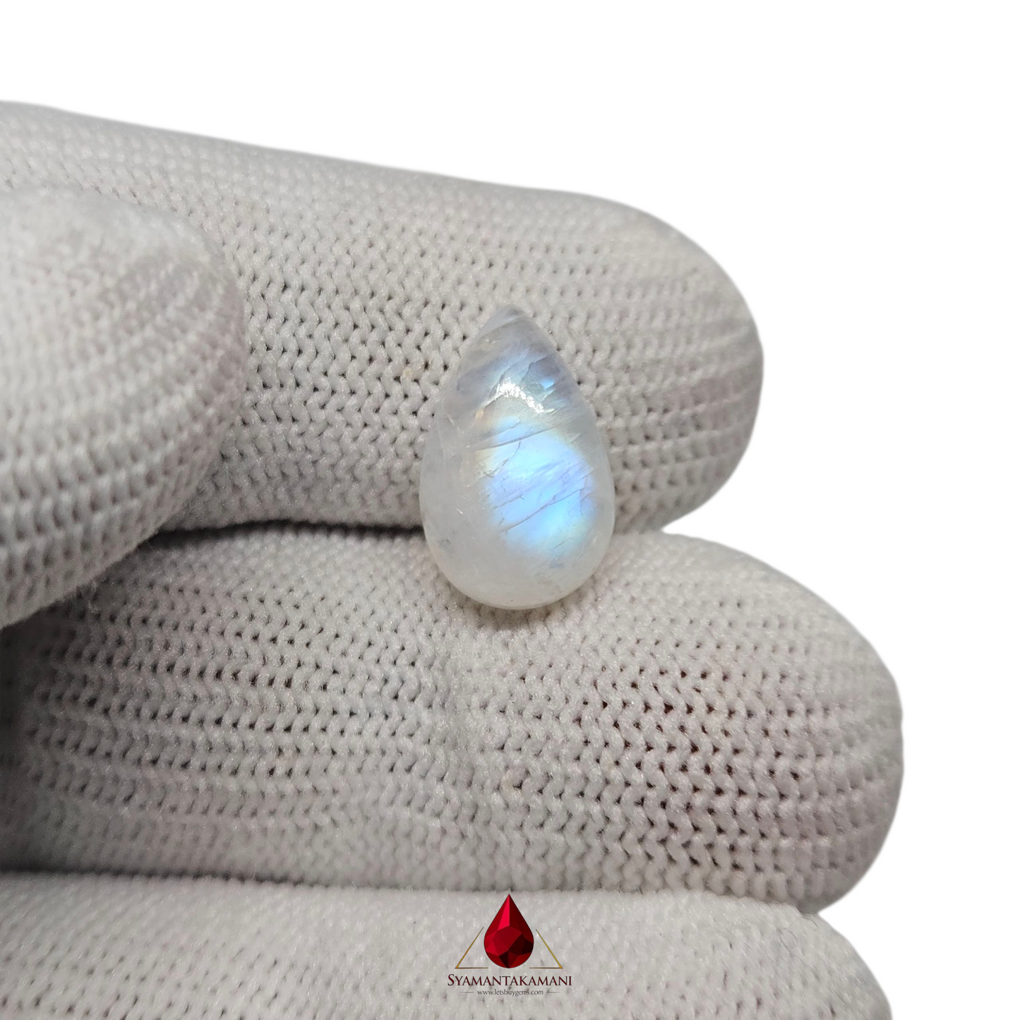 Rainbow Moonstone 5.45 Carats Pear