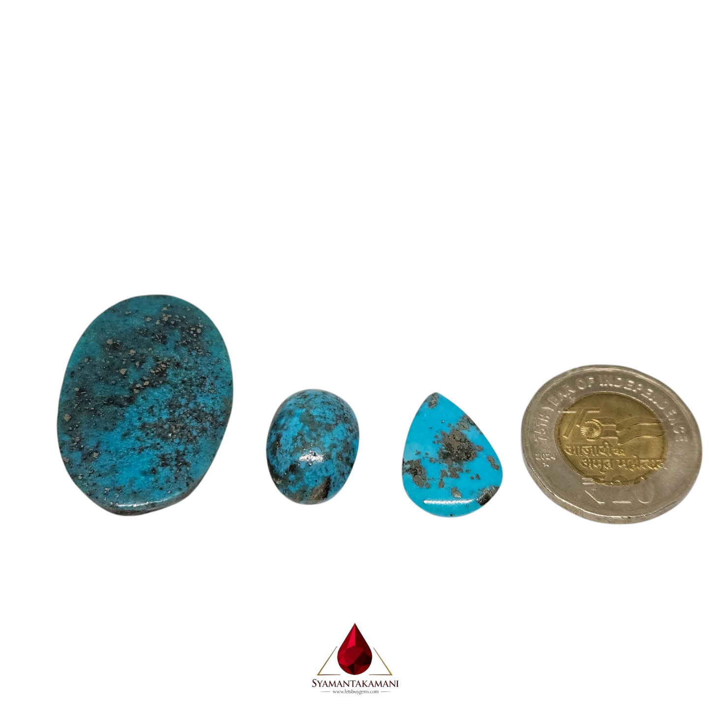 Persian Turquoise (Irani Firoza) 60.35 Carats Oval