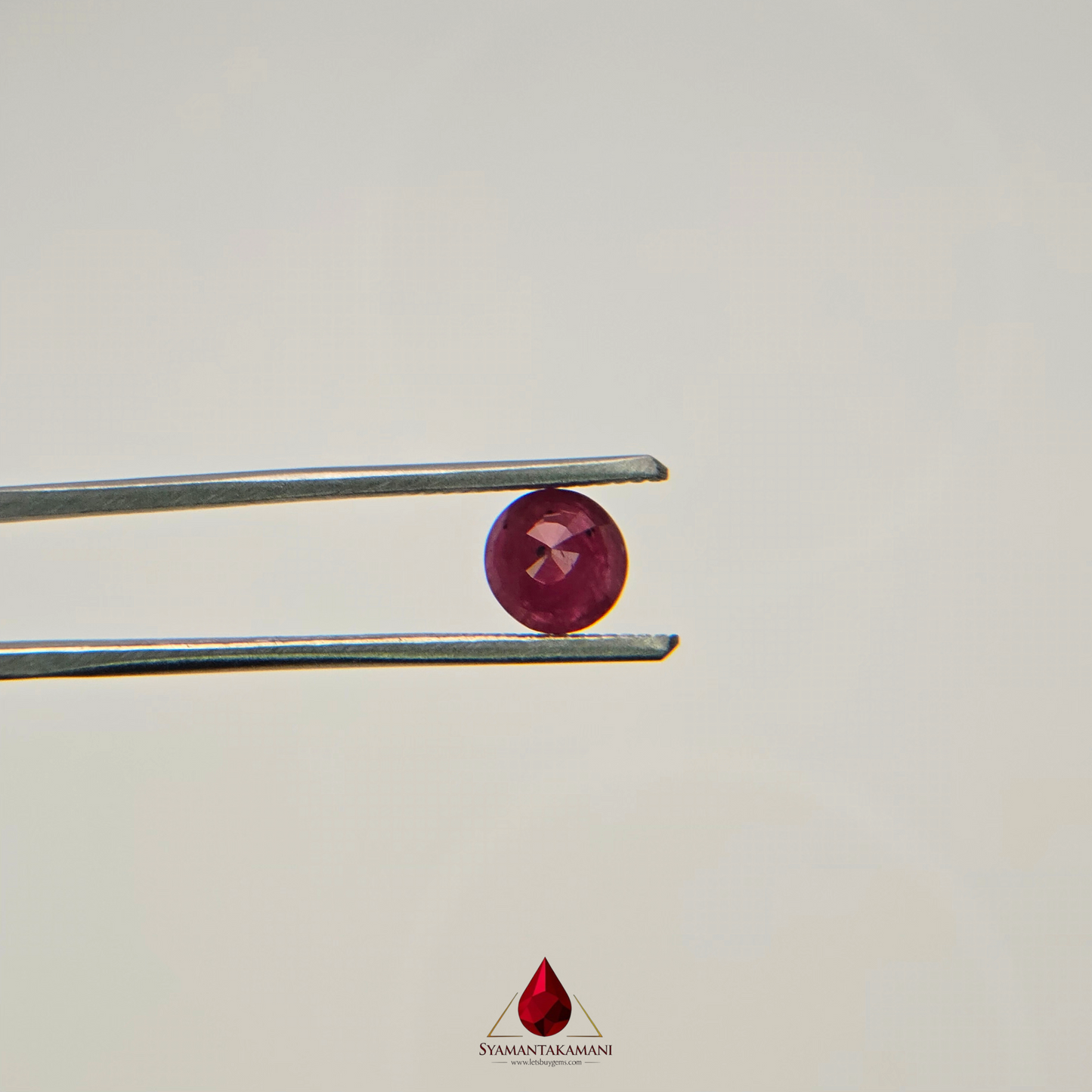 Natural Untreated Mozambique Ruby 1.15 Carats Round Mix Cut