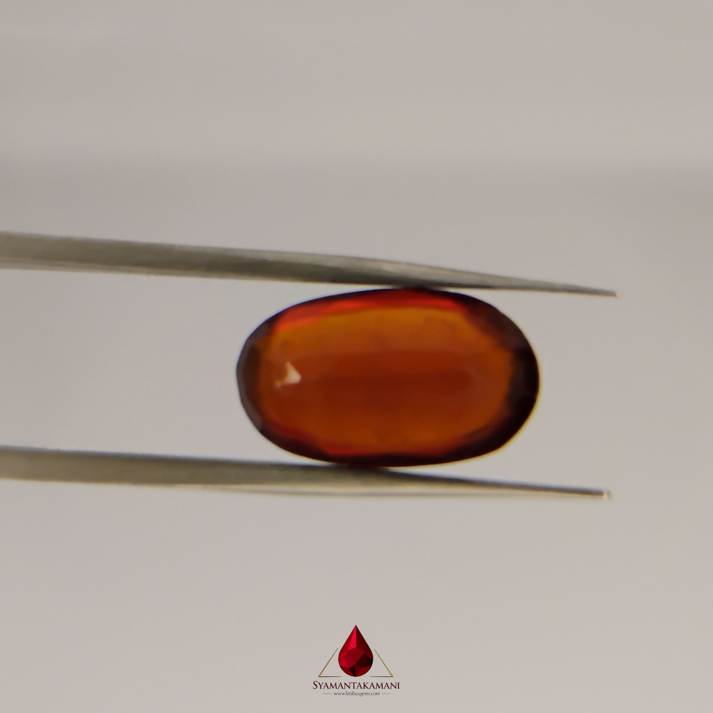 Hessonite 7.55 Carats Oval Mix Cut