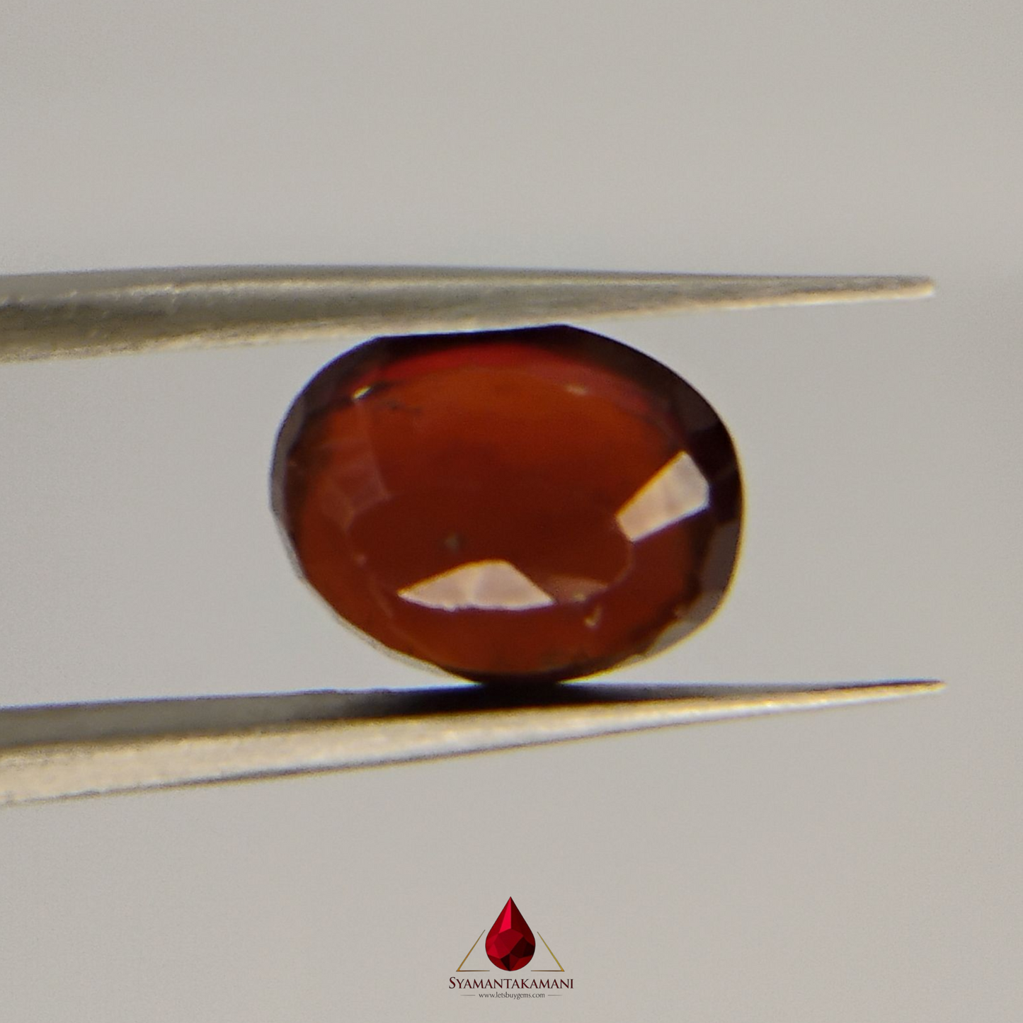 Hessonite 4.95 Carats Oval Mix Cut
