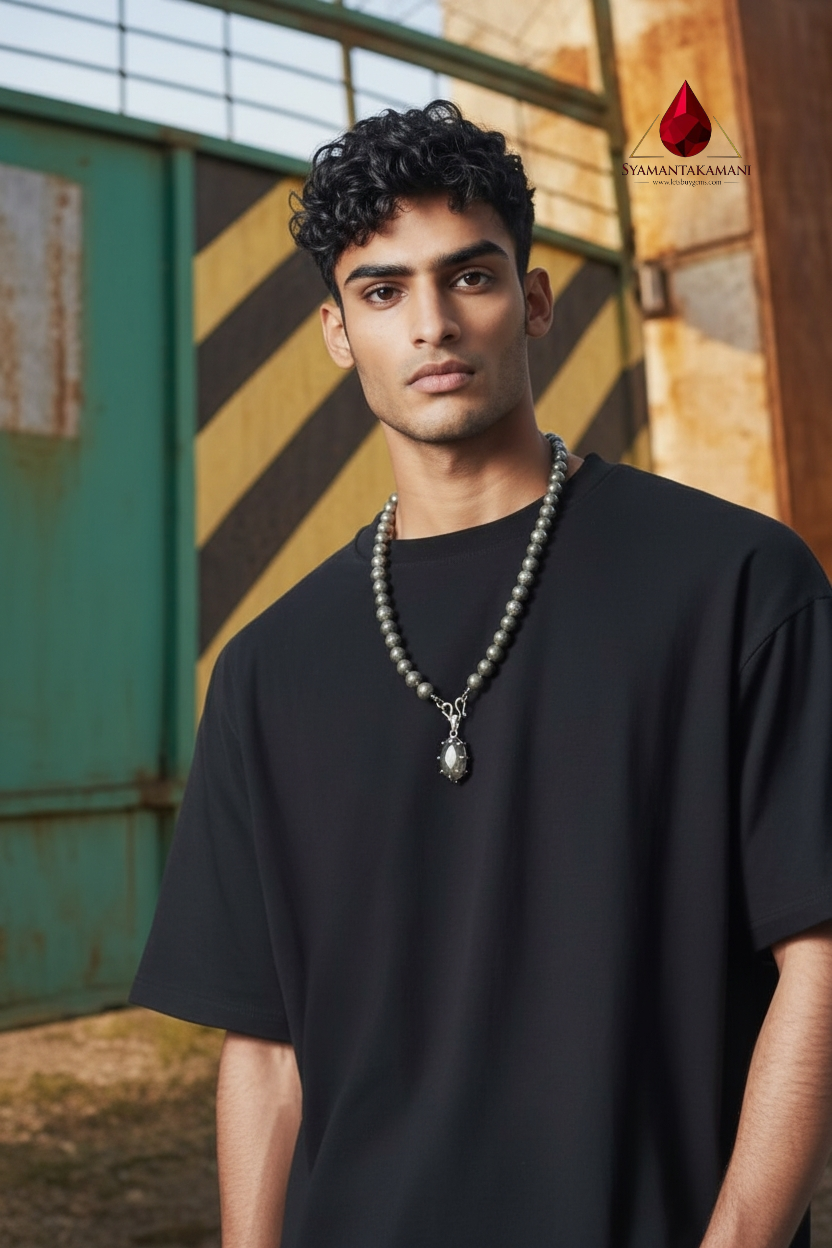 Natural Pyrite Statement Necklace The Sovereign Wealth