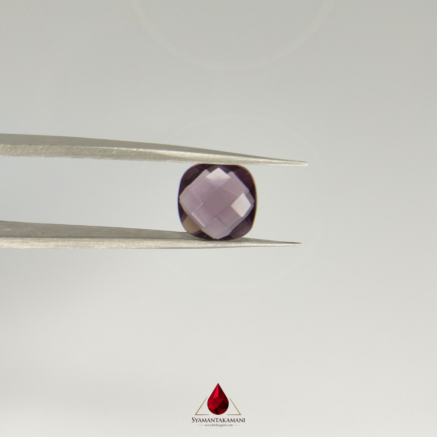 Amethyst Checker Cut Square 3.20 Carats