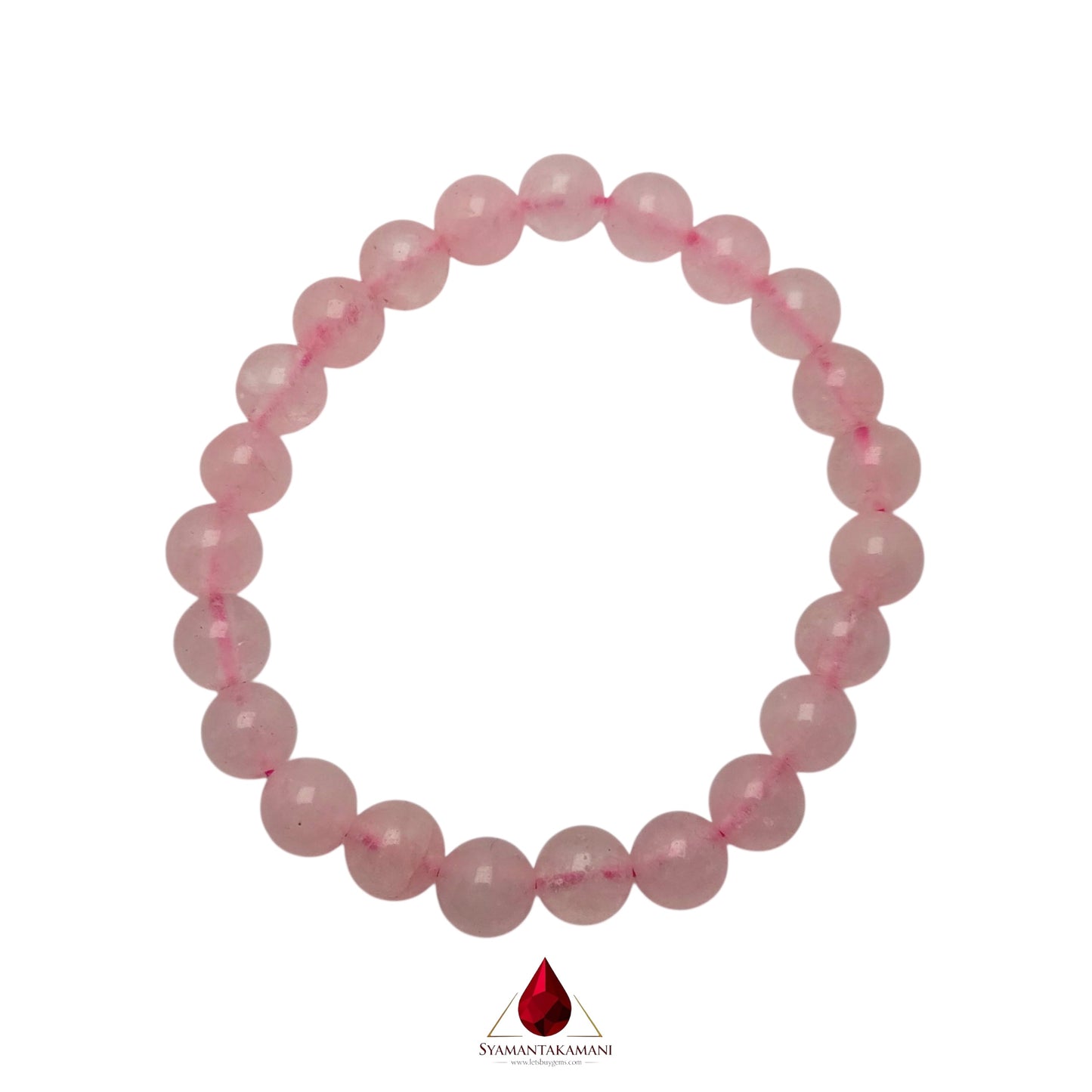 Natural Rose Quartz 8mm Bracelet The Gentle Love