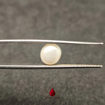 Natural Keshi Pearl 2.40 Carats Untreated AAA Quality The Imperial Sphere