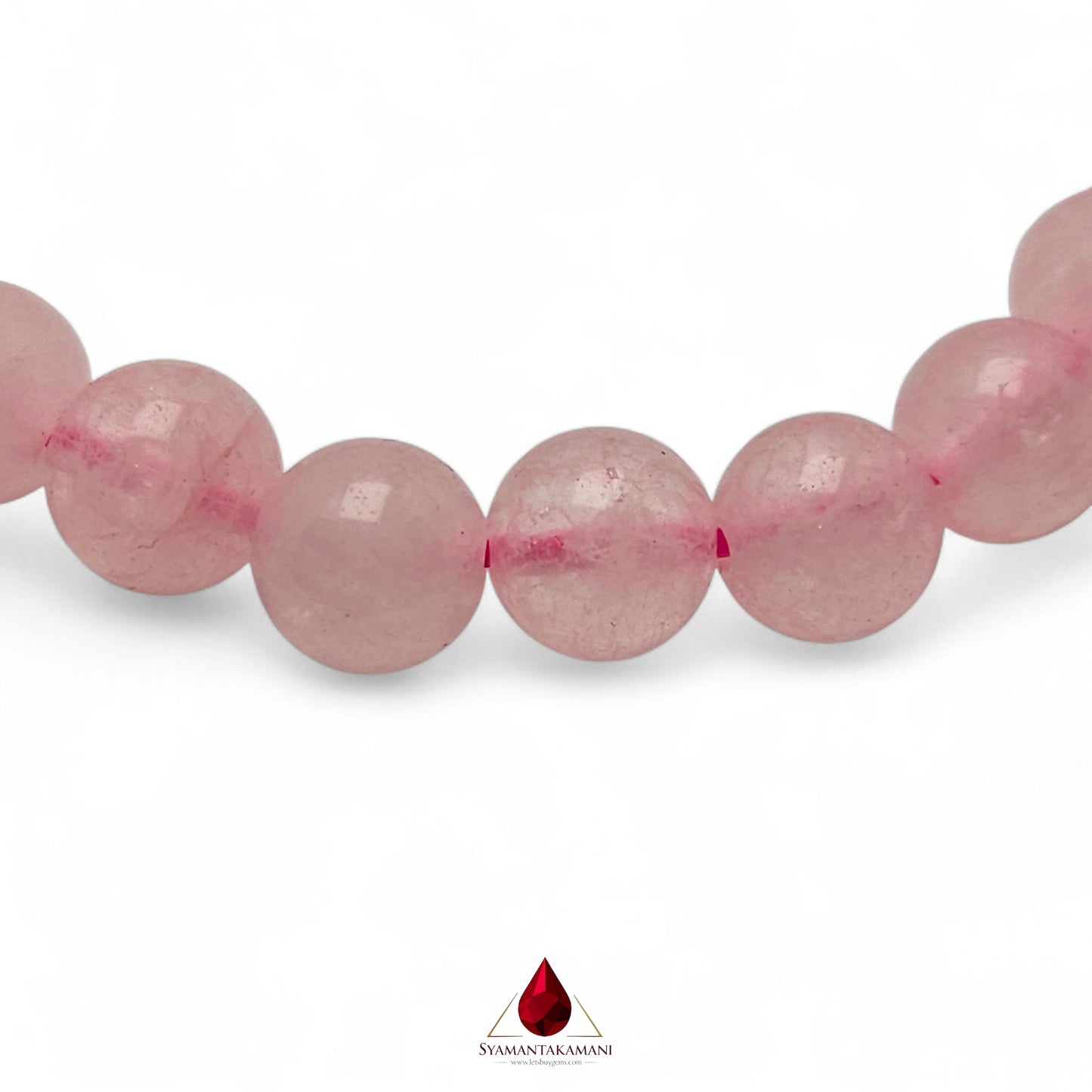 Natural Rose Quartz 8mm Bracelet The Gentle Love