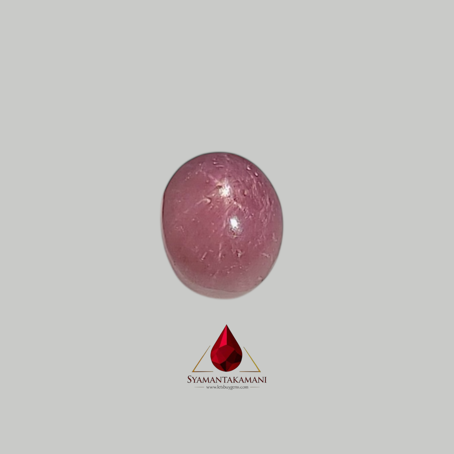 Star Ruby Oval 3.50 Carats (6 Ray Asterism)