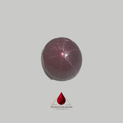 Star Ruby Round 3.85 Carats (6 Ray Asterism)