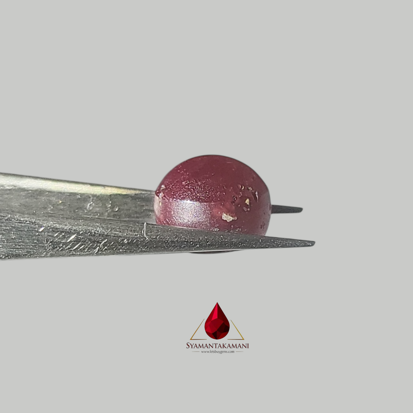 Star Ruby Round 3.85 Carats (6 Ray Asterism)