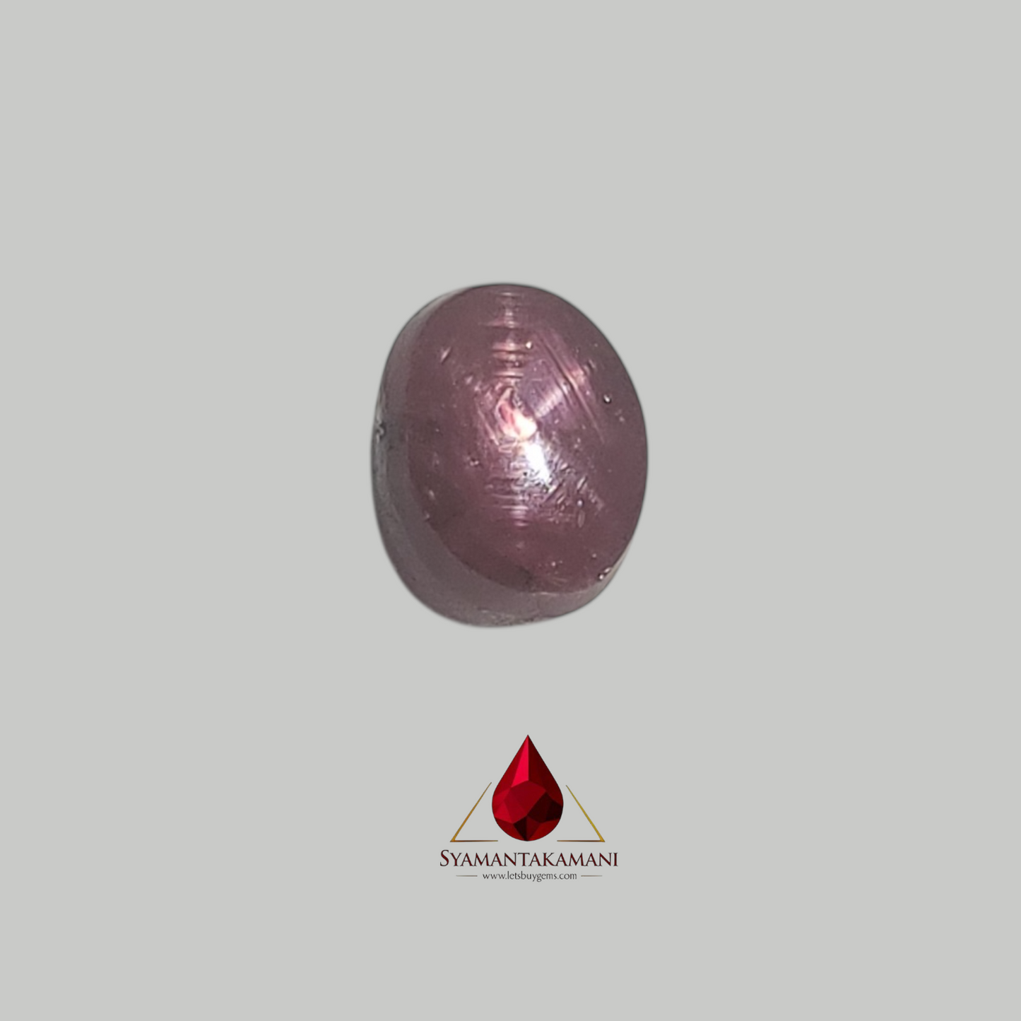 Star Ruby Oval 3.90 Carats (6 Ray Asterism)
