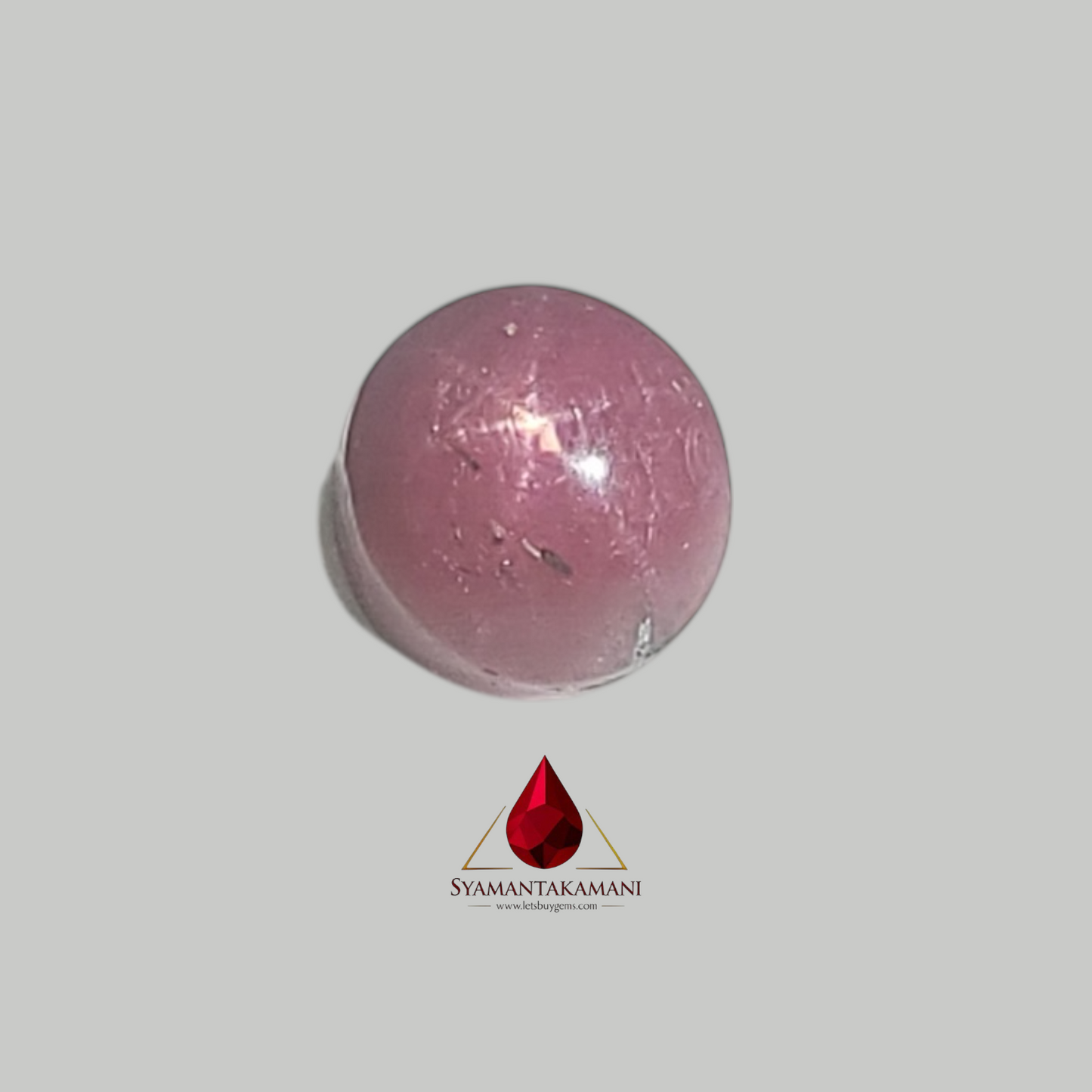 Star Ruby Round 5.95 Carats (6 Ray Asterism)