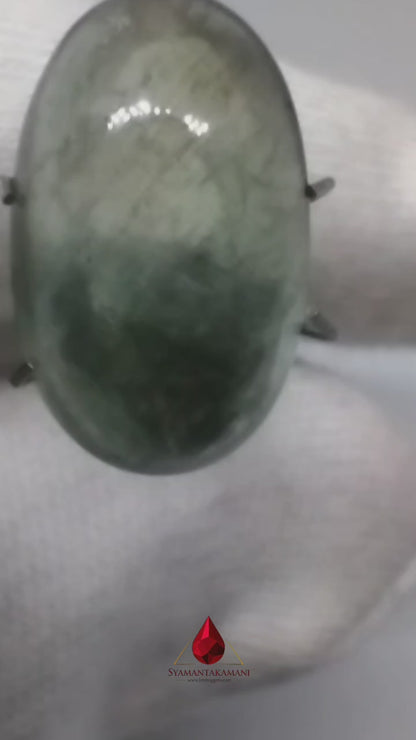 Aquamarine 7.45 Carats Oval Cabochon