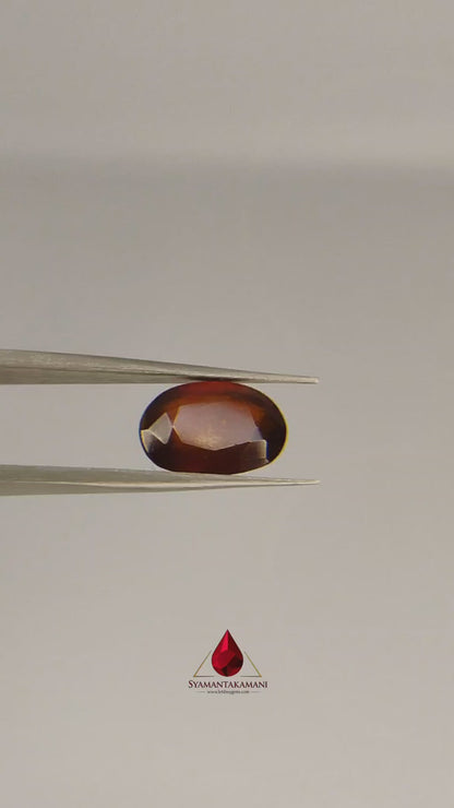 Hessonite 5.00 Carats Oval Mix Cut