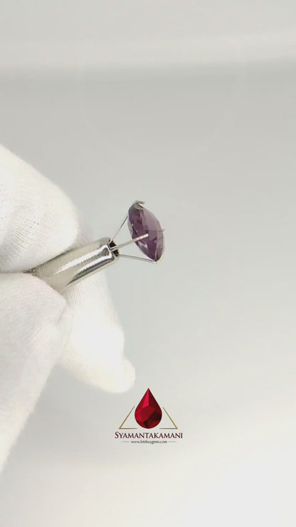 Amethyst Checker Cut Square 3.20 Carats