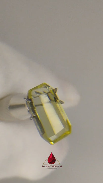 Citrine Long Cushion Cut 4.45 Carats
