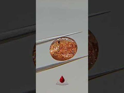 Sunstone 3.80 Carats Oval Cabochon