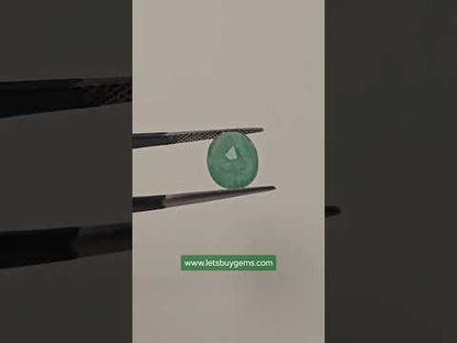 Natural Emerald 3.20 Carat From Zambia A Grade