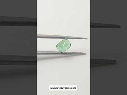Natural Tourmaline (Green) From Brazil 1.69 Carat AA+ Quality Long Cushion Cut The Forest Verdelite