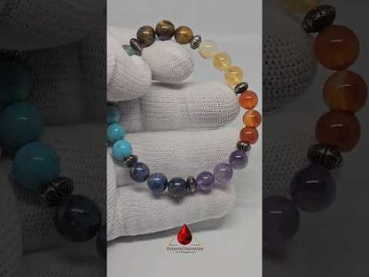 Natural 7 Chakra (Premium) Bracelet 8mm beads