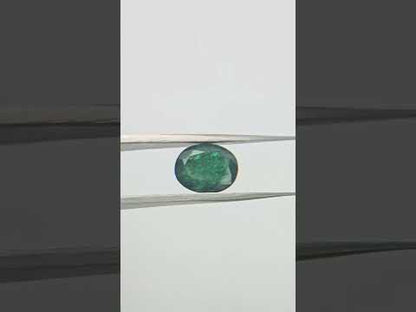 Natural Emerald 3.80 Carat From Zambia AAA+ Grade The Royal Elegance
