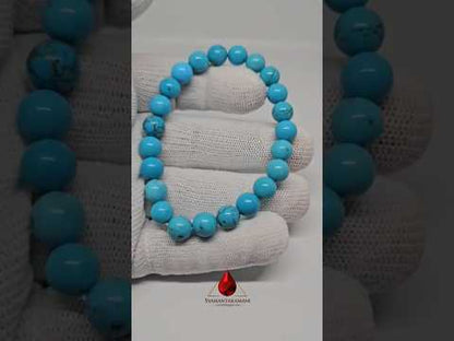 Natural Turquoise Bracelet 8mm beads