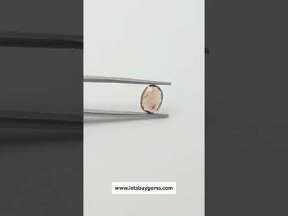 Natural Tourmaline (Brown) From Brazil 1.11 Carat AA Quality Oval Mix Cut The Earthy Sovereign