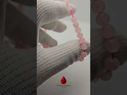 Natural Rose Quartz 6mm Bracelet The Gentle Love