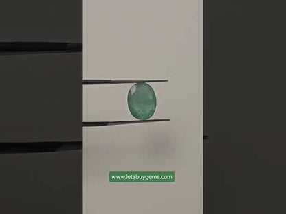 Natural Emerald 2.60 Carat From Zambia A+ Grade