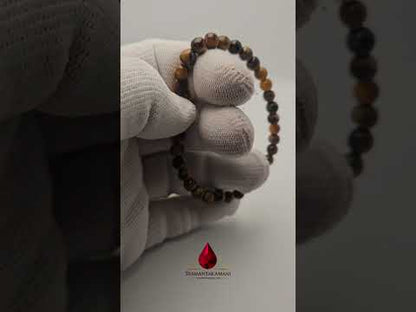 Natural Tiger's Eye 6mm Bracelet The Fierce Focus