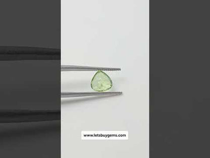 Natural Tourmaline (Mint Green) From Brazil 1.10 Carat AAA Quality Fancy Cut (Pear) The Fresh Breeze