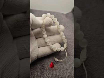 Natural Selenite 8mm Bracelet The Pure Light