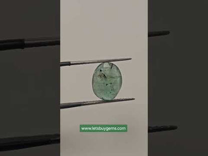 Natural Emerald 3.45 Carat From Zambia B Grade