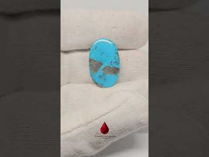 Persian Turquoise (Irani Firoza) 19.75 Carats Oval