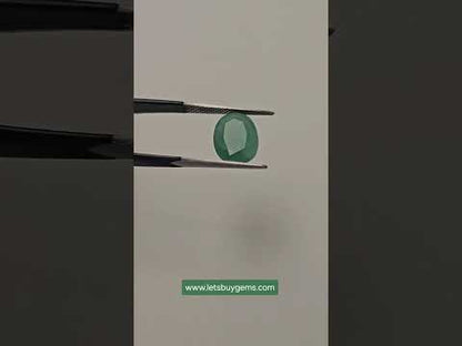 Natural Emerald 3.45 Carat From Zambia AA Grade