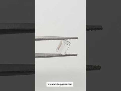 Natural Tourmaline (Colourless) From Brazil 1.10 Carat AAA+ Quality Emerald Cut The Pristine Achroite