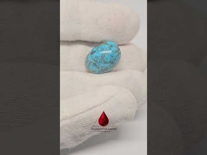 Persian Turquoise (Irani Firoza) 15.90 Carats Oval