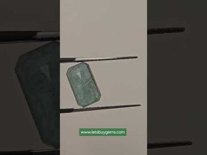 Natural Emerald 3.40 Carat From Zambia AA Grade