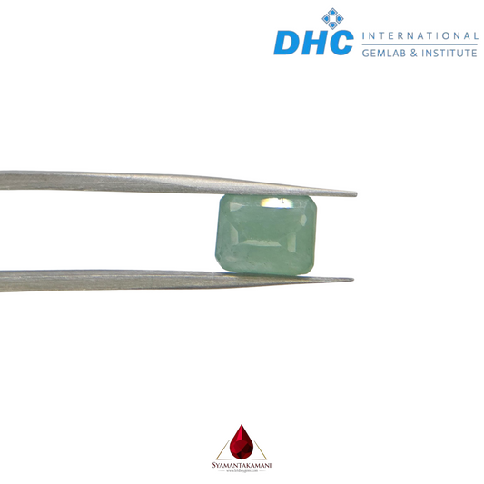 Emerald Rectangle 2.88 Carats Zambian