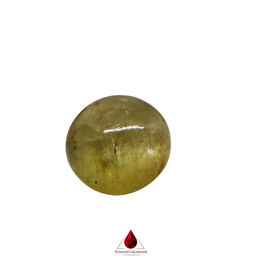 Apatite Cat's Eye 16.40 Carats Oval Cabochon