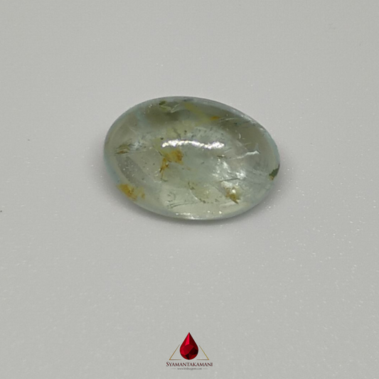 Aquamarine 3.50 Carats Oval Cabochon
