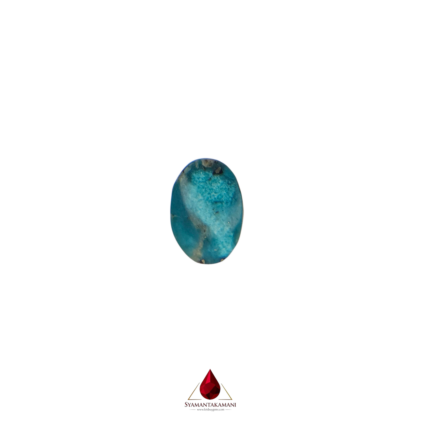 Persian Turquoise (Irani Firoza) 3.60 Carats Oval