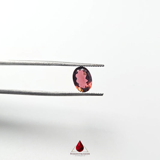 Natural Tourmaline (Reddish Purple) From Brazil 1.00 Carat AAA Quality Oval Mix Cut The Velvet Empress