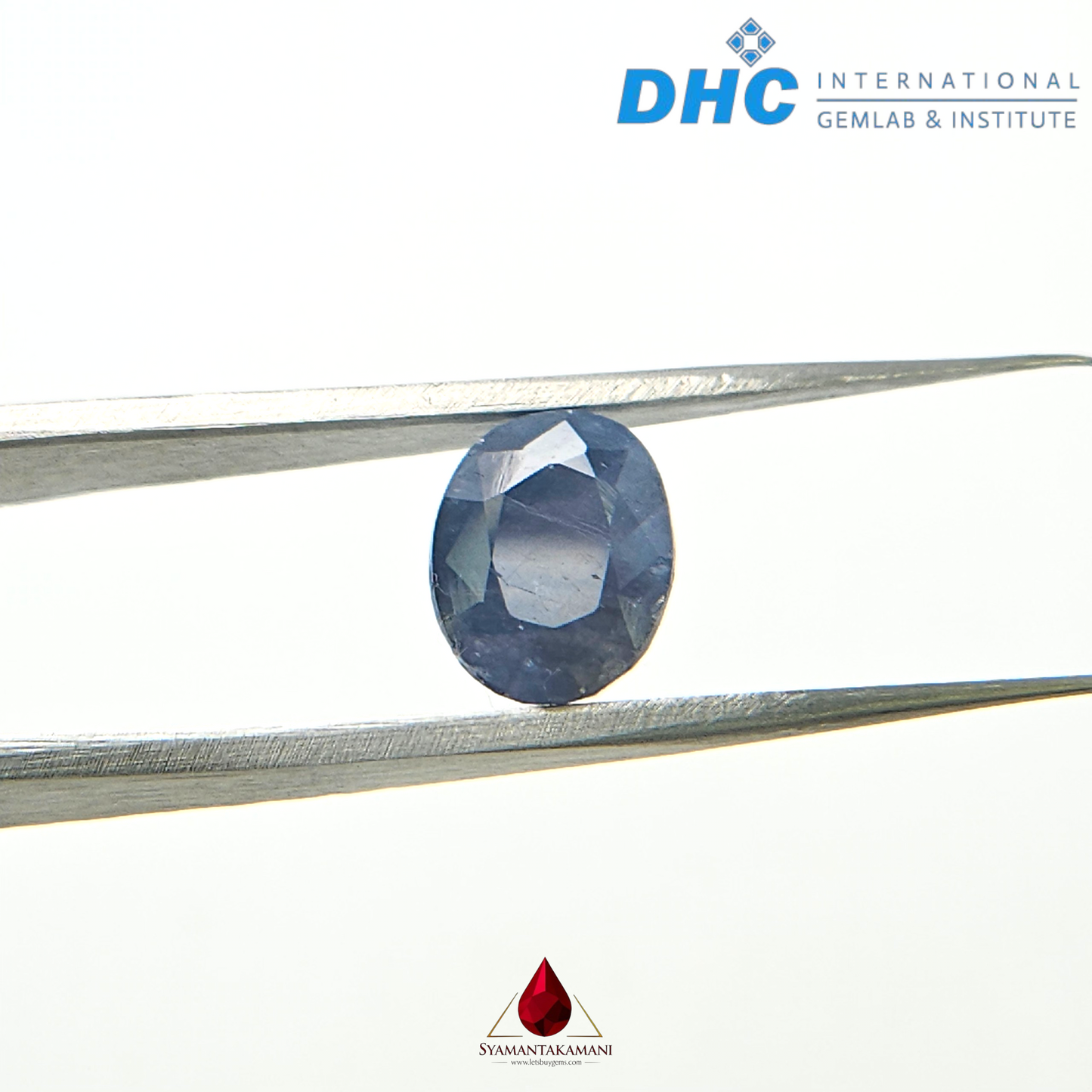 Natural Blue Sapphire 5.73 Carat Untreated A Quality  (Neelam) From Madagascar The Deep Sea Allure