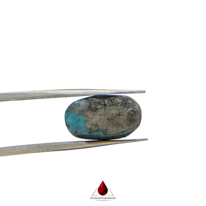 Persian Turquoise (Irani Firoza) 4.70 Carats Long Oval