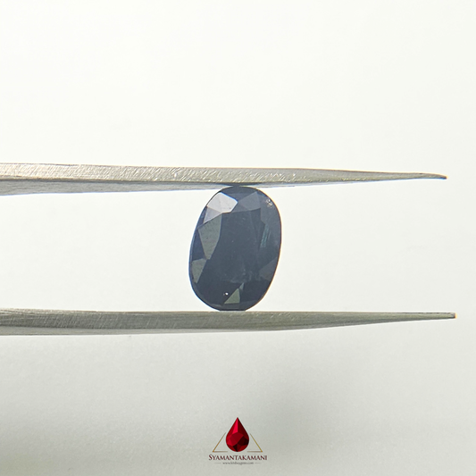 Natural Blue Sapphire 3.60 Carat Untreated AA Quality  (Neelam) From Madagascar The Midnight Zenith
